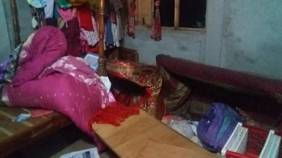 BJP former Yuva Morcha Dist President Attacked Yuba Morcha leader's home in Ambassa